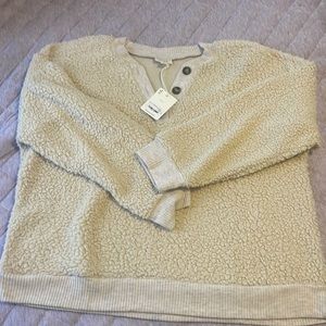 Faux Fur/Sherpa Sweater